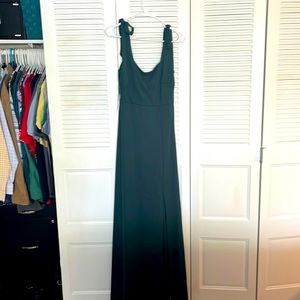Buddy Grey, Emerald, Alex Bridesmaid dress